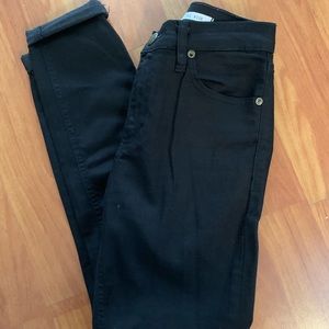 Free people 7/8 high rise jeans